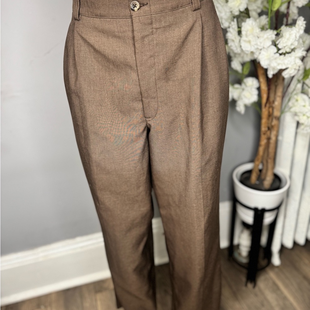 Kenneth Cole Men's Tan Dress Pants